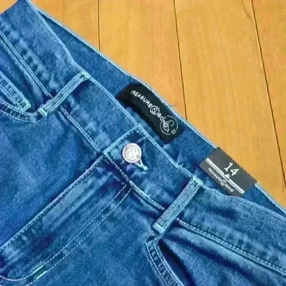 TREASURE & BOND Kids' Utility Straight Leg Jeans Size Kids 14 - Picture 3 of 9